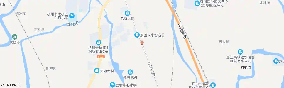 杭州葫芦坝_公交站地图_杭州公交_妙搜公交查询2025
