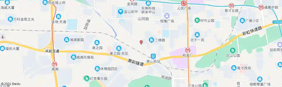 杭州五七路口_公交站地图_杭州公交_妙搜公交查询2025