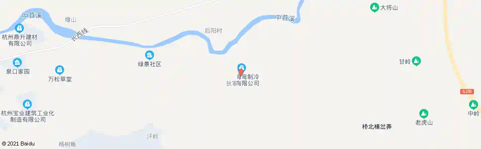 杭州狄家山_公交站地图_杭州公交_妙搜公交查询2025