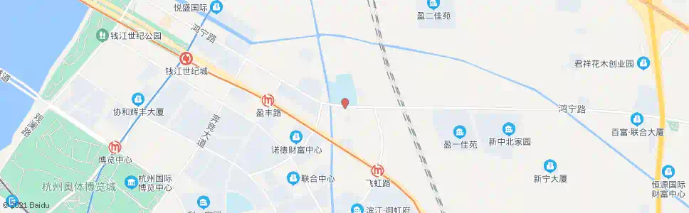 杭州万向初中_公交站地图_杭州公交_妙搜公交查询2025
