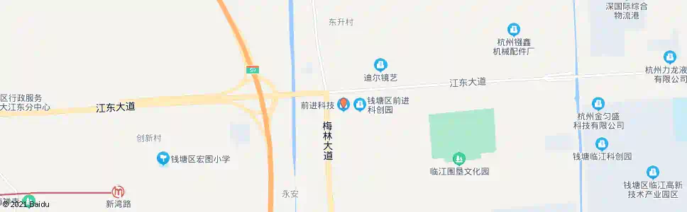 杭州前进科技_公交站地图_杭州公交_妙搜公交查询2025