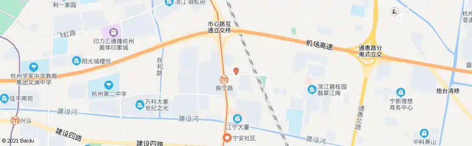 杭州利华路市心路口_公交站地图_杭州公交_妙搜公交查询2025