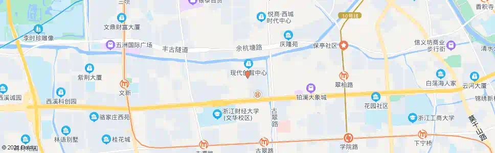 杭州地铁古翠路站(通普路招呼站)_公交站地图_杭州公交_妙搜公交查询2025