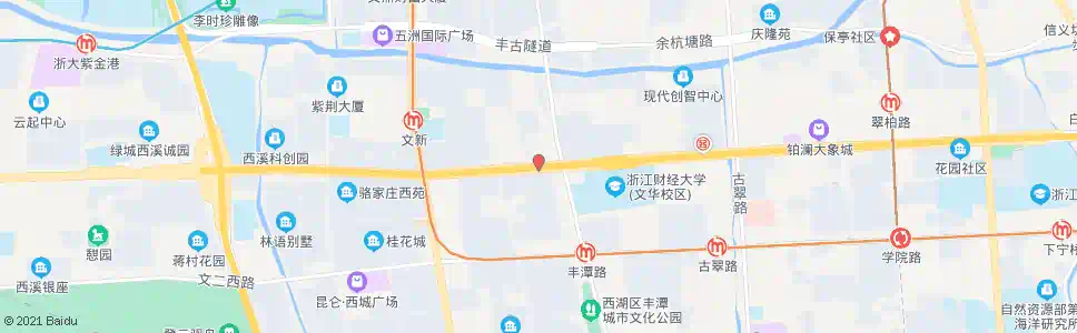 杭州雅仕苑_公交站地图_杭州公交_妙搜公交查询2025