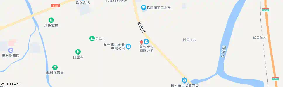 杭州横二_公交站地图_杭州公交_妙搜公交查询2025