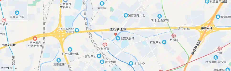 杭州花园兜_公交站地图_杭州公交_妙搜公交查询2025