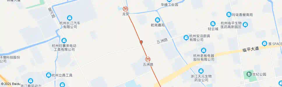 杭州荷禹路五洲路口_公交站地图_杭州公交_妙搜公交查询2025