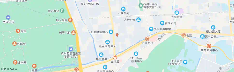杭州荷花苑_公交站地图_杭州公交_妙搜公交查询2025