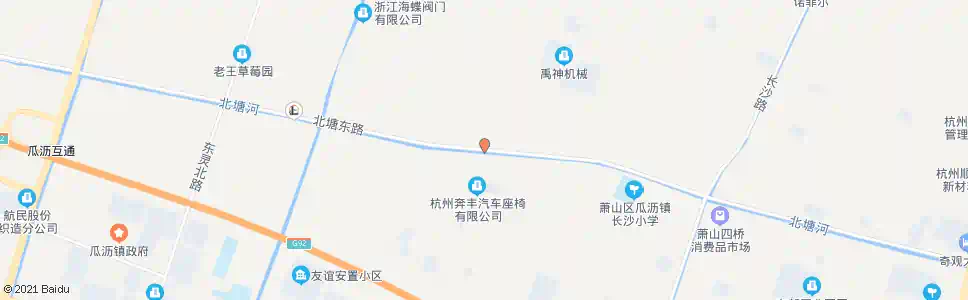 杭州党山众安桥_公交站地图_杭州公交_妙搜公交查询2025