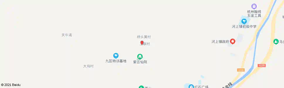 杭州桥头黄_公交站地图_杭州公交_妙搜公交查询2025