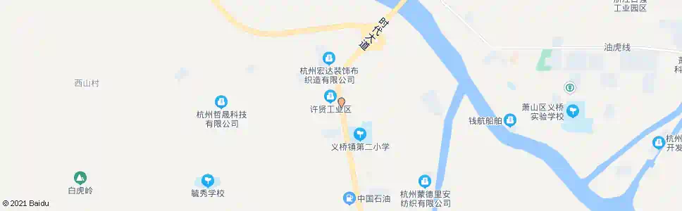 杭州蛟山村东_公交站地图_杭州公交_妙搜公交查询2025