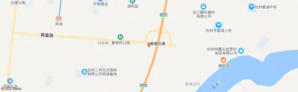 杭州浦塘村委_公交站地图_杭州公交_妙搜公交查询2025