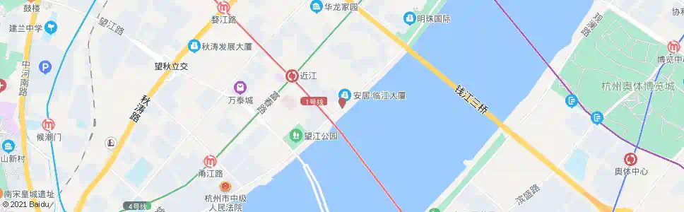 杭州之江路婺江路口_公交站地图_杭州公交_妙搜公交查询2025