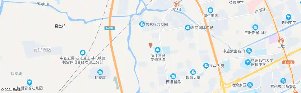 杭州振中路西园六路口_公交站地图_杭州公交_妙搜公交查询2025