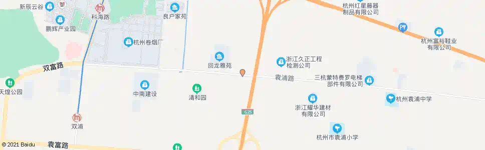 杭州何家埠_公交站地图_杭州公交_妙搜公交查询2025