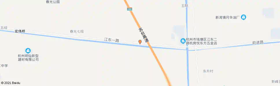 杭州宏图岔口_公交站地图_杭州公交_妙搜公交查询2025