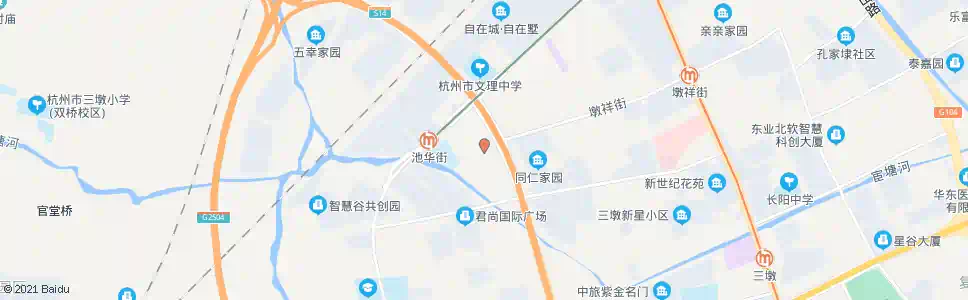 杭州墩祥街紫金港北路口_公交站地图_杭州公交_妙搜公交查询2025