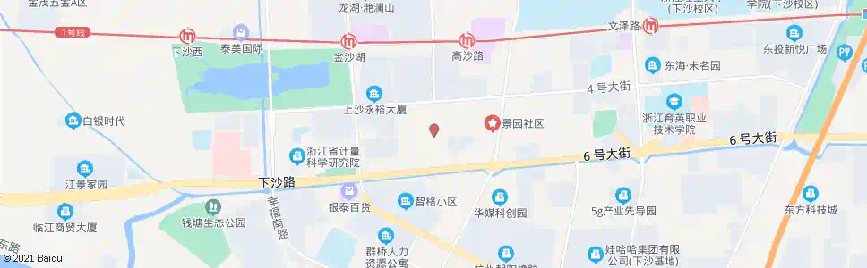 杭州海通街银沙路口_公交站地图_杭州公交_妙搜公交查询2025