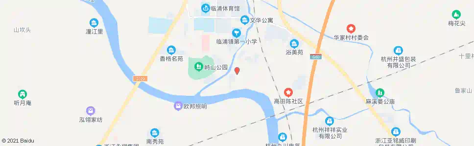 杭州临浦老剧院_公交站地图_杭州公交_妙搜公交查询2025