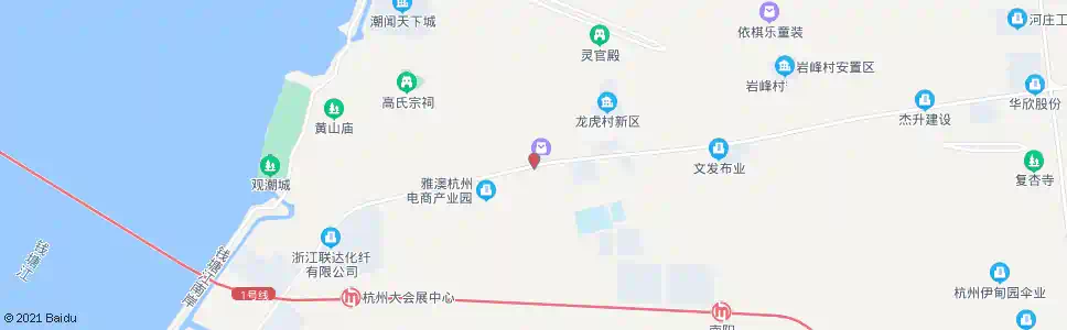 杭州龙虎路口_公交站地图_杭州公交_妙搜公交查询2025