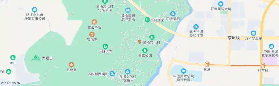 杭州白鹭郡北_公交站地图_杭州公交_妙搜公交查询2025