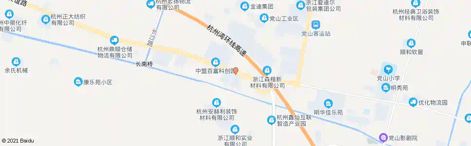 杭州山北村_公交站地图_杭州公交_妙搜公交查询2025