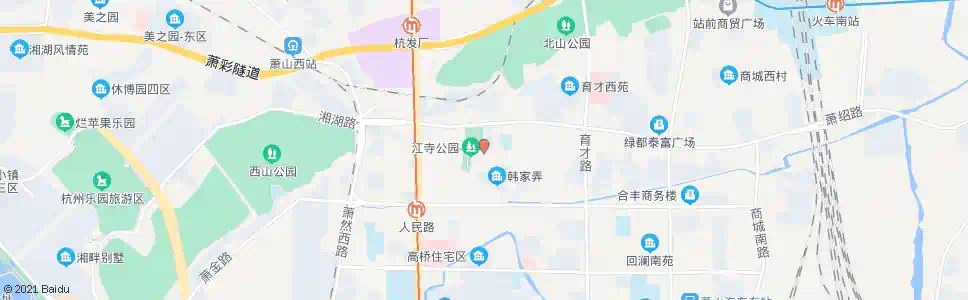 杭州寺桥路口_公交站地图_杭州公交_妙搜公交查询2025