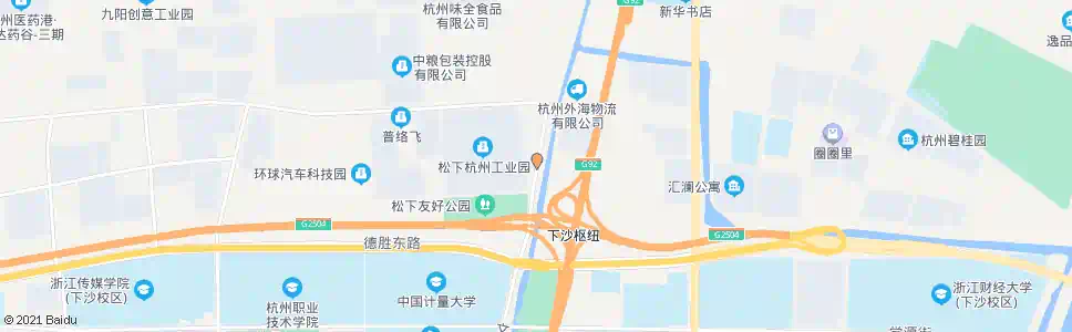 杭州文津北路松乔街口_公交站地图_杭州公交_妙搜公交查询2025