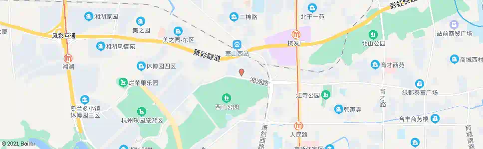 杭州西山公寓_公交站地图_杭州公交_妙搜公交查询2025