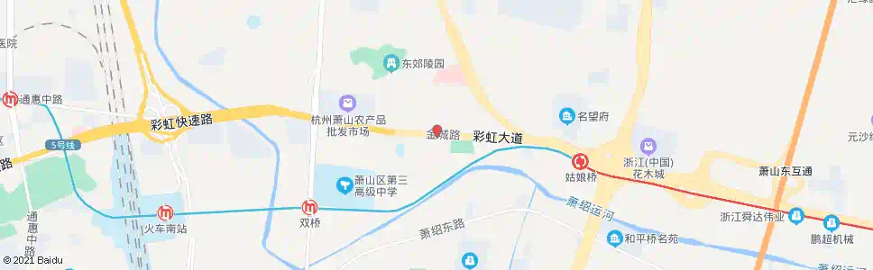 杭州涝湖社区_公交站地图_杭州公交_妙搜公交查询2025