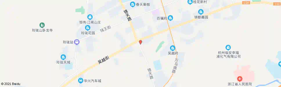杭州锦南公寓_公交站地图_杭州公交_妙搜公交查询2025