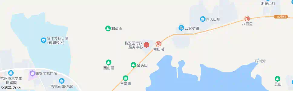 杭州临安行政中心_公交站地图_杭州公交_妙搜公交查询2025