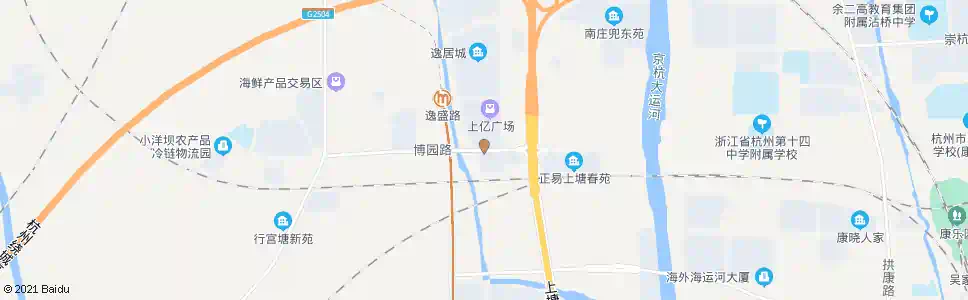 杭州博园路吴家门路口_公交站地图_杭州公交_妙搜公交查询2025
