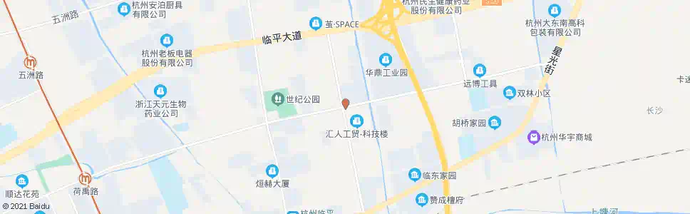 杭州北沙路红丰路口_公交站地图_杭州公交_妙搜公交查询2025