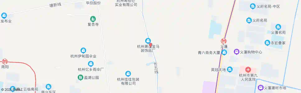 杭州白云服饰_公交站地图_杭州公交_妙搜公交查询2025