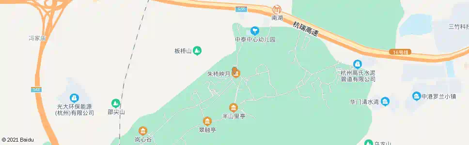 杭州朱桥_公交站地图_杭州公交_妙搜公交查询2025