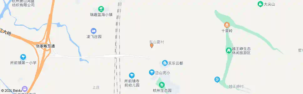杭州东山夏_公交站地图_杭州公交_妙搜公交查询2025