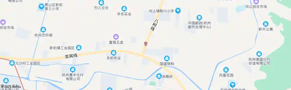 杭州鑫福纺织_公交站地图_杭州公交_妙搜公交查询2025