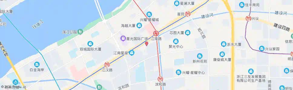 杭州春晓路江南大道口_公交站地图_杭州公交_妙搜公交查询2025
