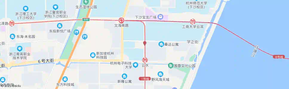 杭州二十五号路学正街口_公交站地图_杭州公交_妙搜公交查询2025