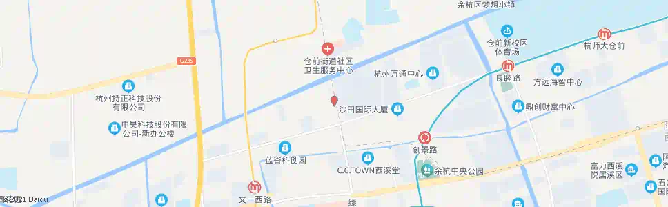 杭州龙泉路绿汀路口_公交站地图_杭州公交_妙搜公交查询2025