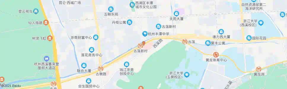 杭州丰潭路南口(brt)_公交站地图_杭州公交_妙搜公交查询2025