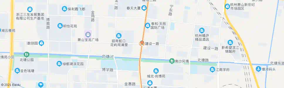 杭州建设一路站_公交站地图_杭州公交_妙搜公交查询2025