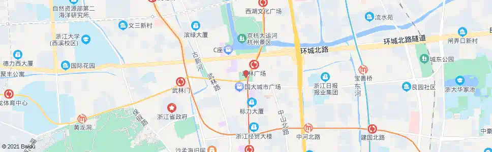杭州武林广场站_公交站地图_杭州公交_妙搜公交查询2025