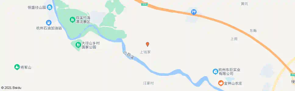 杭州上前家滩_公交站地图_杭州公交_妙搜公交查询2025