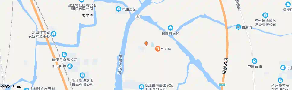 杭州三家村_公交站地图_杭州公交_妙搜公交查询2025