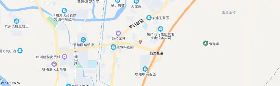 杭州高速临浦路口_公交站地图_杭州公交_妙搜公交查询2025