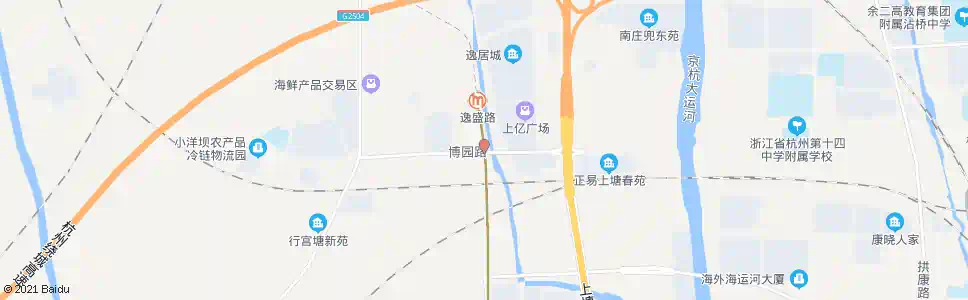 杭州港虹西路博园路口_公交站地图_杭州公交_妙搜公交查询2025