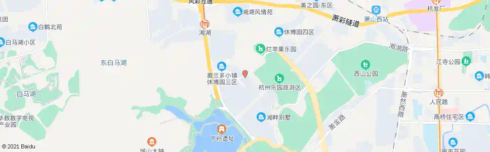 杭州湖畔路水城路口_公交站地图_杭州公交_妙搜公交查询2025
