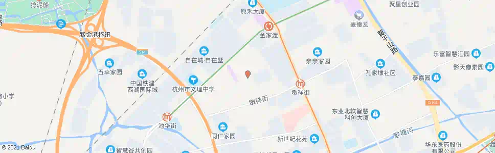 杭州荡鱼街厚仁路口_公交站地图_杭州公交_妙搜公交查询2025